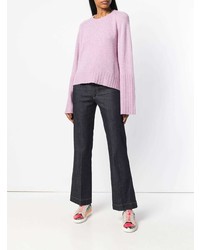 Pull à col rond rose Zadig & Voltaire