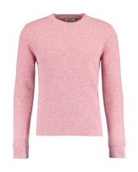 Pull à col rond rose Éditions MR