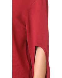 Pull à col rond rouge Dion Lee