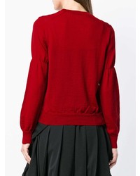 Pull à col rond rouge Comme Des Garcons Comme Des Garcons