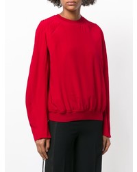 Pull à col rond rouge Haider Ackermann