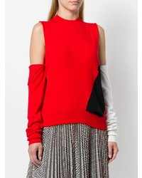 Pull à col rond rouge Calvin Klein 205W39nyc