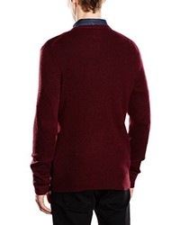 Pull à col rond rouge Dickies