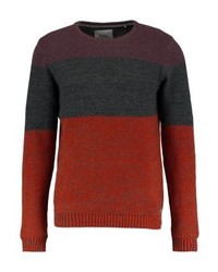 Pull à col rond rouge Esprit