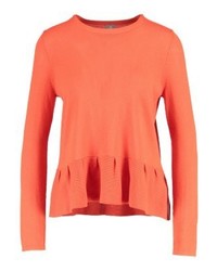 Pull à col rond rouge FTC