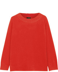 Pull à col rond rouge J.Crew
