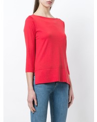 Pull à col rond rouge Snobby Sheep