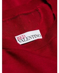 Pull à col rond rouge RED Valentino