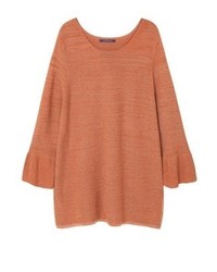 Pull à col rond rouge Mango