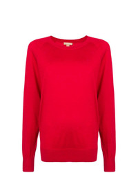 Pull à col rond rouge Michael Kors Collection