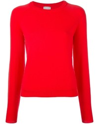 Pull à col rond rouge Paul Smith
