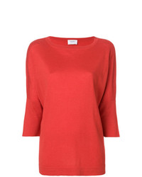 Pull à col rond rouge Snobby Sheep