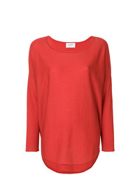 Pull à col rond rouge Snobby Sheep