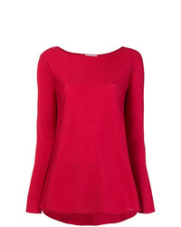 Pull à col rond rouge Snobby Sheep