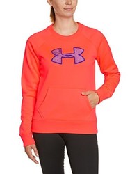 Pull à col rond rouge Under Armour