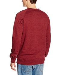 Pull à col rond rouge Volcom