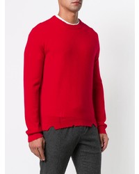 Pull à col rond rouge Zadig & Voltaire