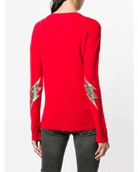 Pull à col rond rouge Zadig & Voltaire