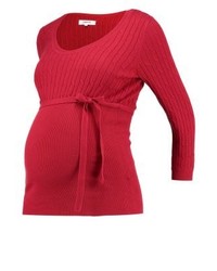 Pull à col rond rouge Zalando Essentials