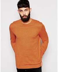 Pull à col rond tabac Asos