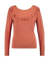 Pull à col rond tabac mint&berry