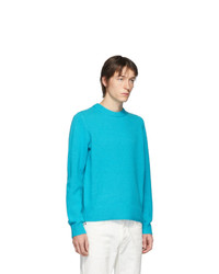 Pull à col rond turquoise Acne Studios