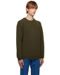 Pull à col rond vert foncé Norse Projects