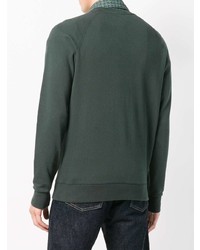 Pull à col rond vert foncé MAISON KITSUNÉ