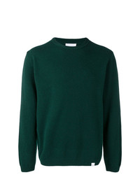 Pull à col rond vert foncé Norse Projects