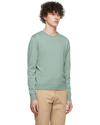 Pull à col rond vert menthe Ralph Lauren Purple Label