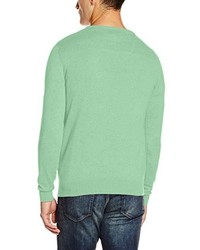 Pull à col rond vert menthe Tom Tailor