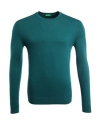 Pull à col rond vert Benetton