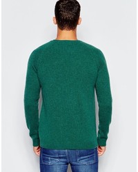 Pull à col rond vert Asos