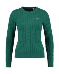 Pull à col rond vert GANT