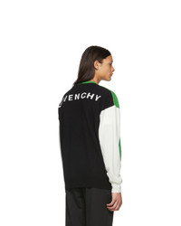 Pull à col rond vert Givenchy