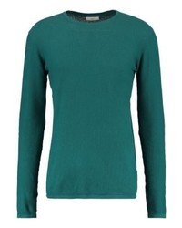 Pull à col rond vert Minimum