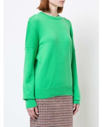 Pull à col rond vert Calvin Klein 205W39nyc