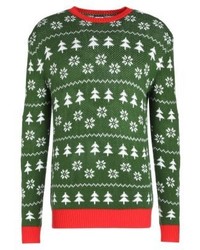 Pull à col rond vert Urban Classics