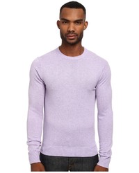 Pull à col rond violet clair