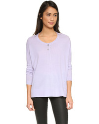 Pull à col rond violet clair Joie