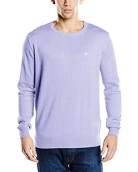 Pull à col rond violet clair Tom Tailor