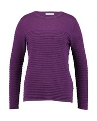 Pull à col rond violet Esprit