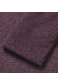 Pull à col rond violet James Perse