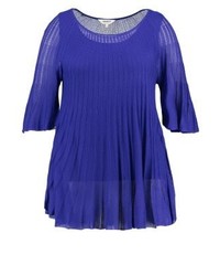 Pull à col rond violet Studio 8