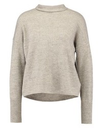 Pull à col roulé beige Benetton