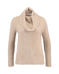 Pull à col roulé beige Only