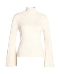 Pull à col roulé beige Only