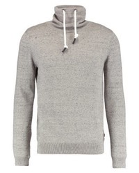 Pull à col roulé beige Tom Tailor