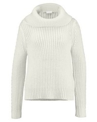 Pull à col roulé beige Vila