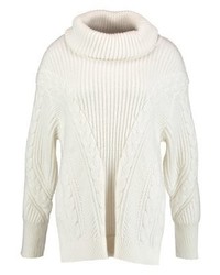 Pull à col roulé blanc Banana Republic